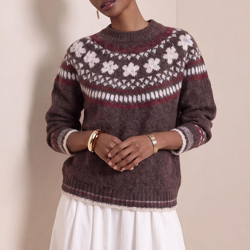 Vintage Fashion Years - Autumn Winter Soft Warm Long Sleeved