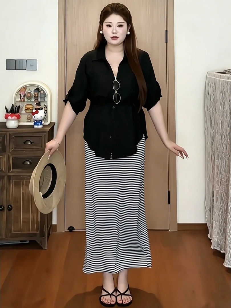 Vintage Fashion Years - plus Size Women's Vintage Shirt And