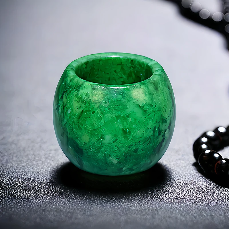 22mm Green Real Jade Rings for - Vintage Fashion Rings For Women recension och pris