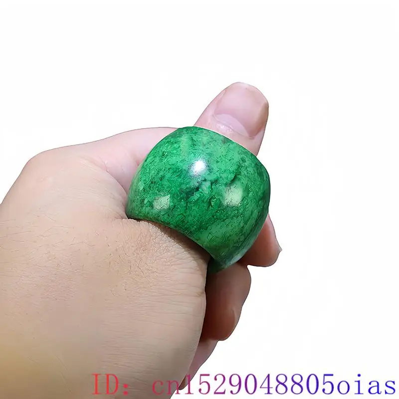 22mm Green Real Jade Rings for - Vintage Fashion Rings For Women recension och pris