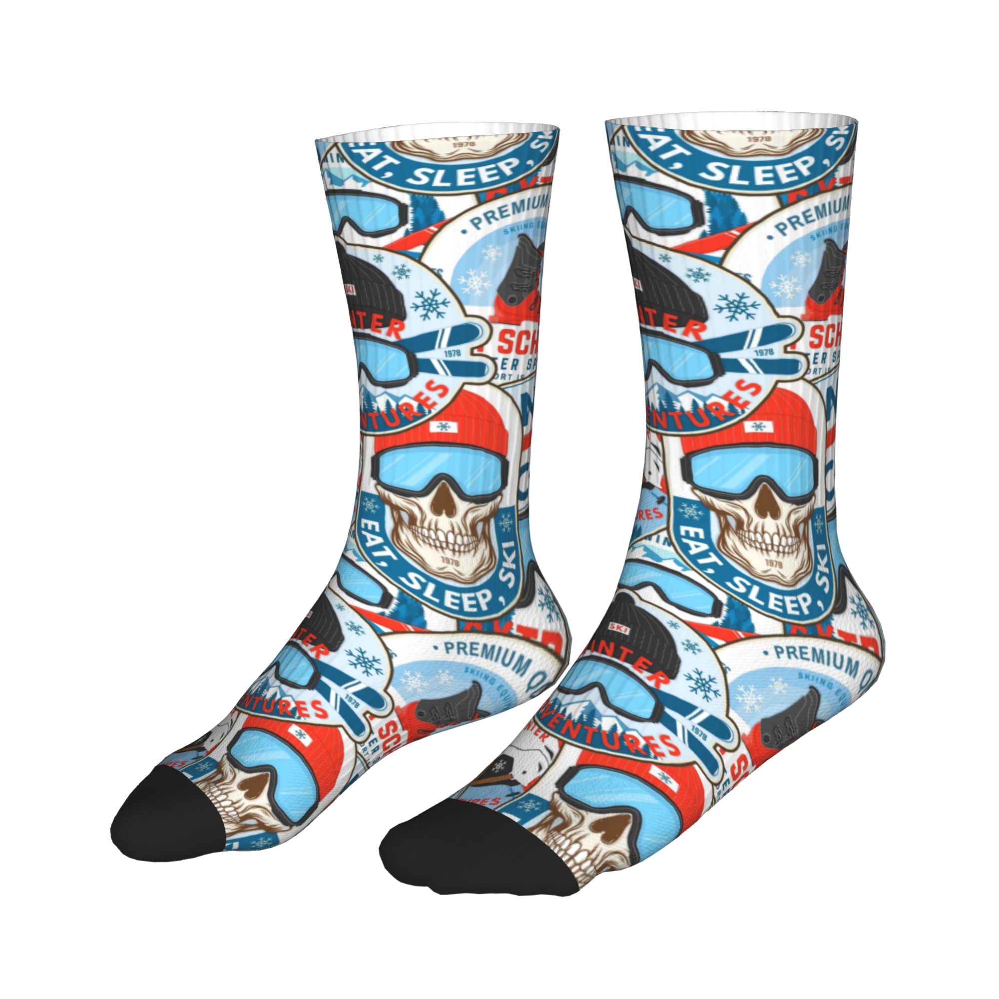 Vintage Red Blue Ski Club Seam - Vintage Fashion Club recension och pris