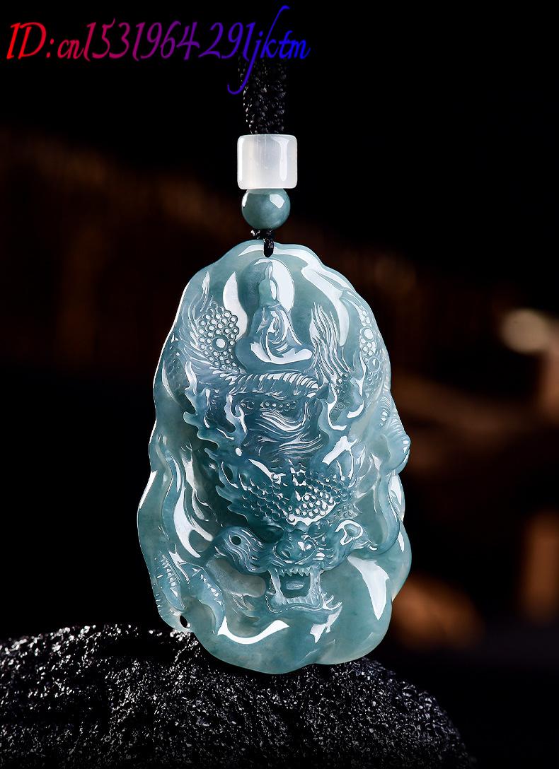 Natural Burmese Jadeite Dragon - Vintage Fashion Design recension och pris