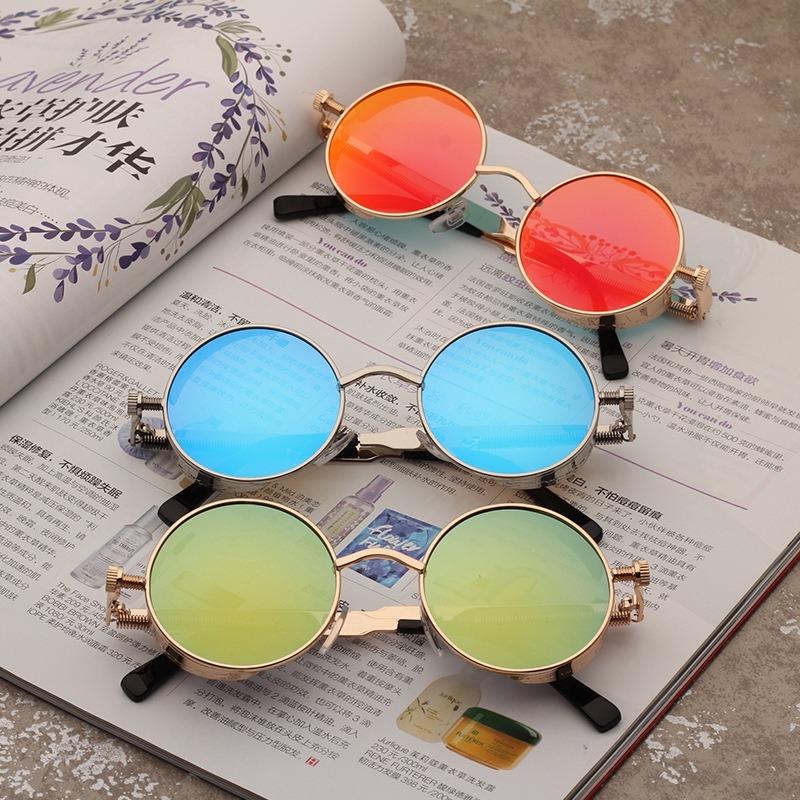Metal Steampunk Sunglasses Men - Vintage Fashion Glasses recension och pris