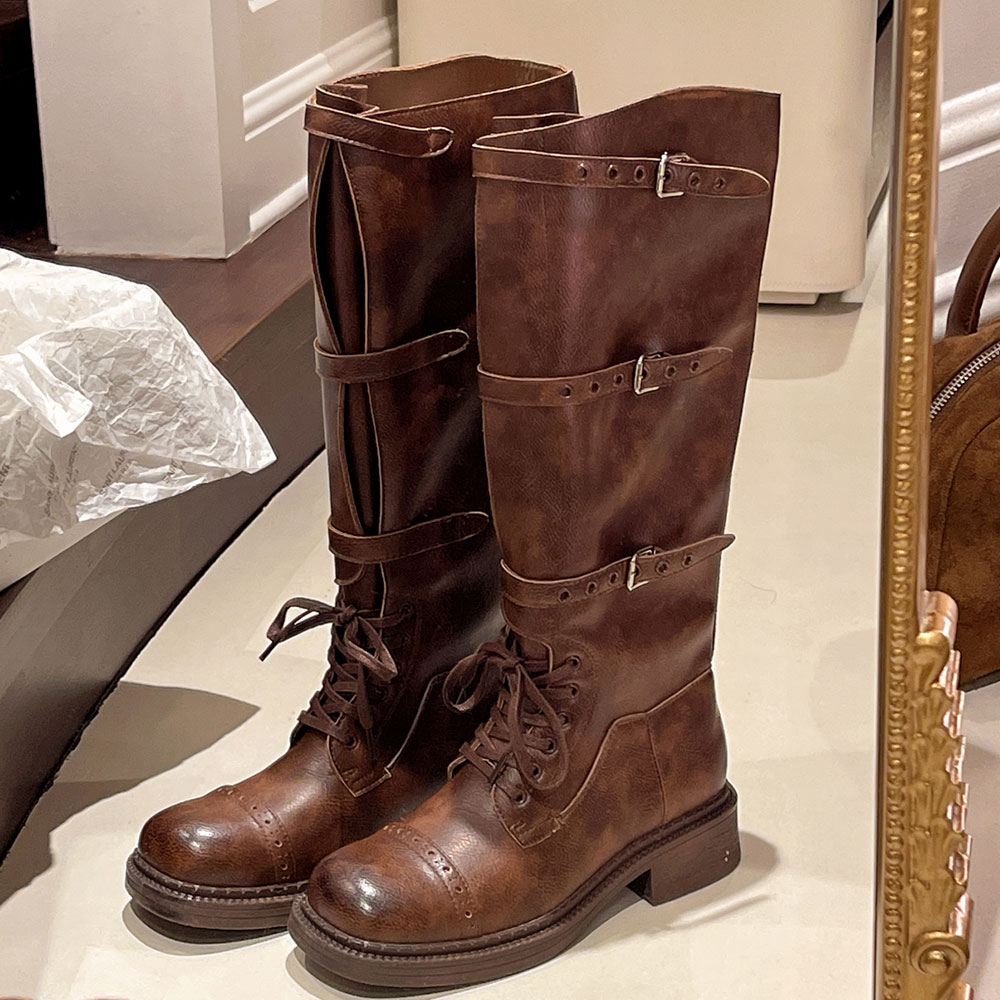Women's Knee High Boots Vintag - Vintage Fashion Design recension och pris
