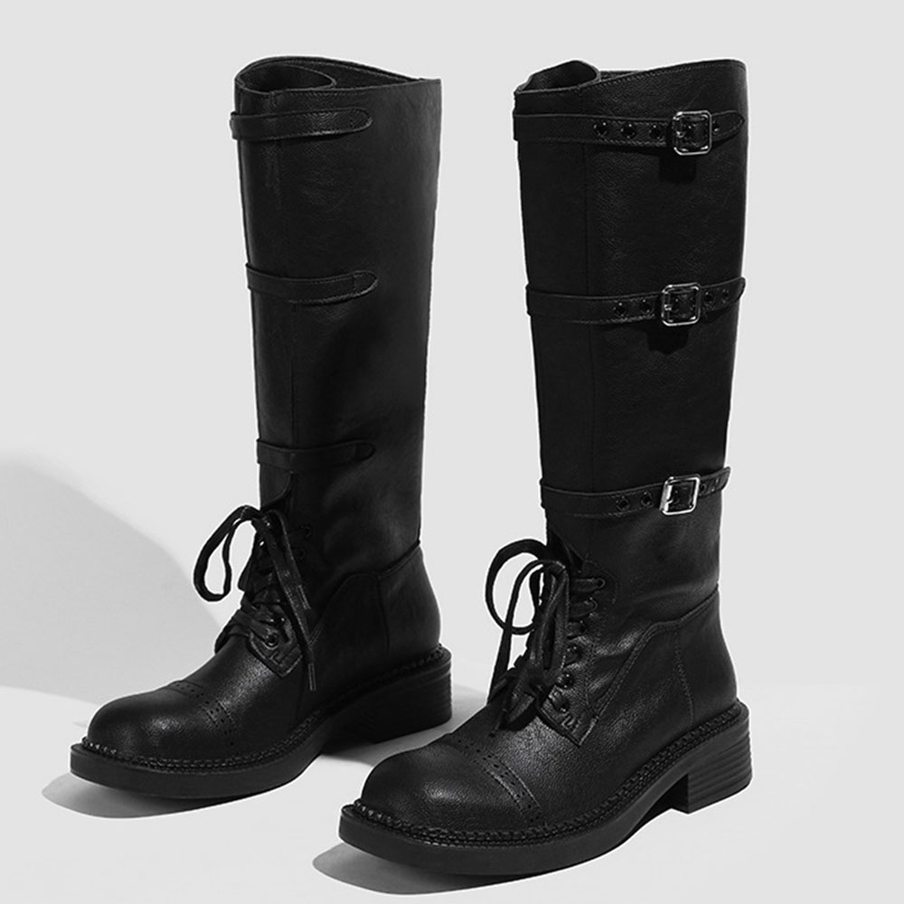 Women's Knee High Boots Vintag - Vintage Fashion Design recension och pris