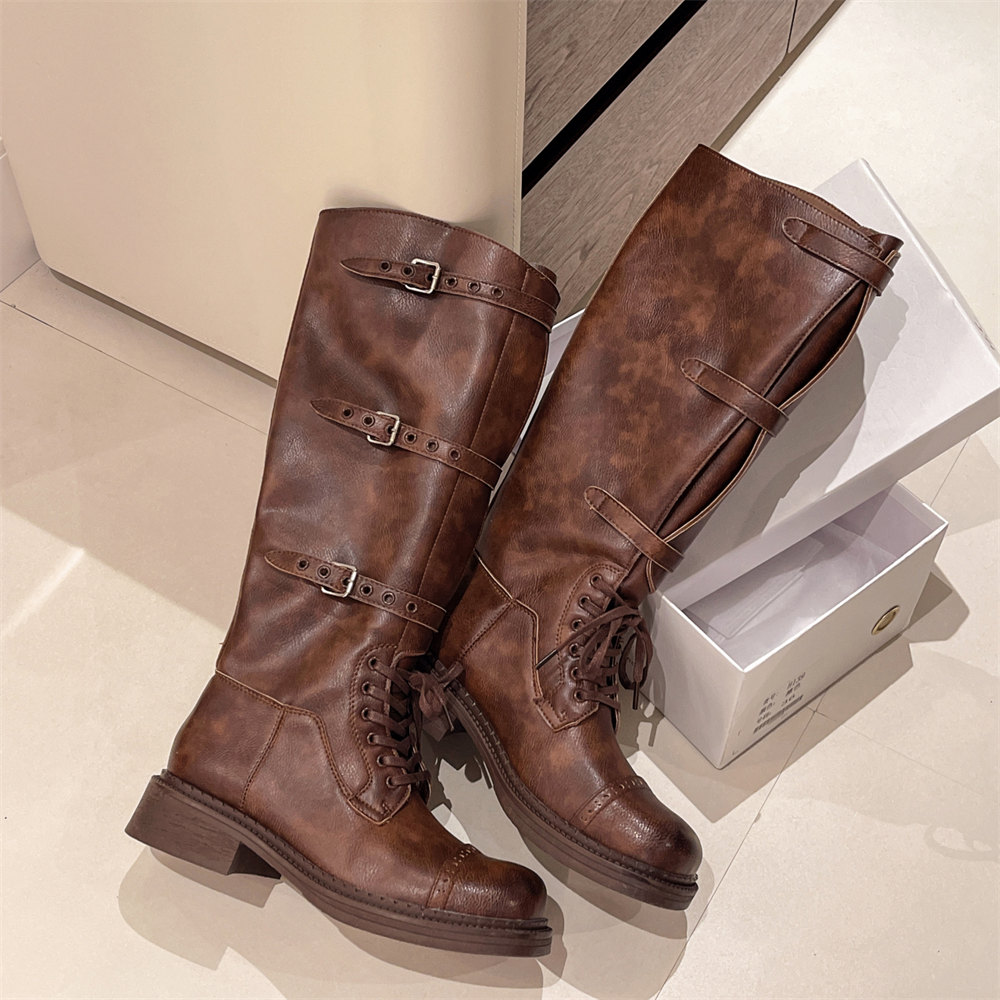 Women's Knee High Boots Vintag - Vintage Fashion Design recension och pris
