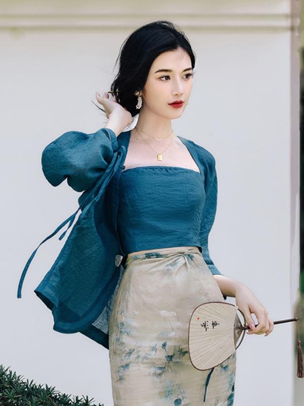plus Size Floral Print Open Ca - Vintage Fashion Years recension och pris