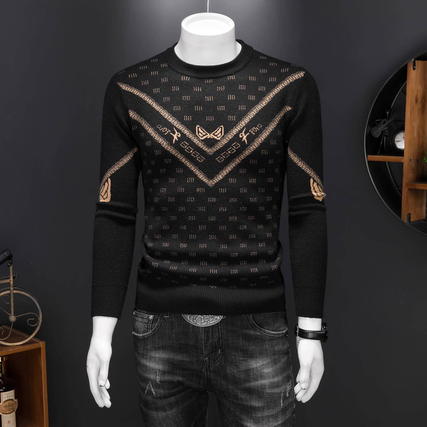 Vintage Fashion Sweater Men Wi - Vintage Fashion Club recension och pris