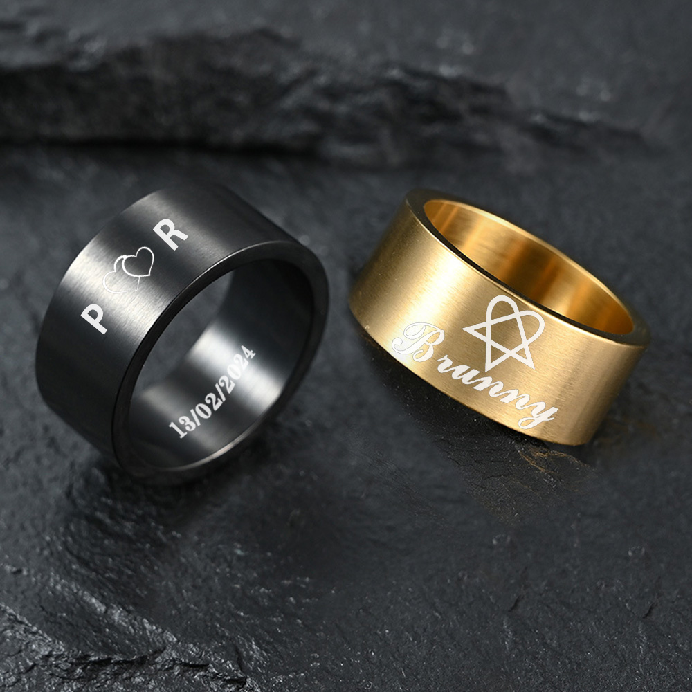 Personalize Stainless Steel Be - Vintage Fashion Rings For Women recension och pris