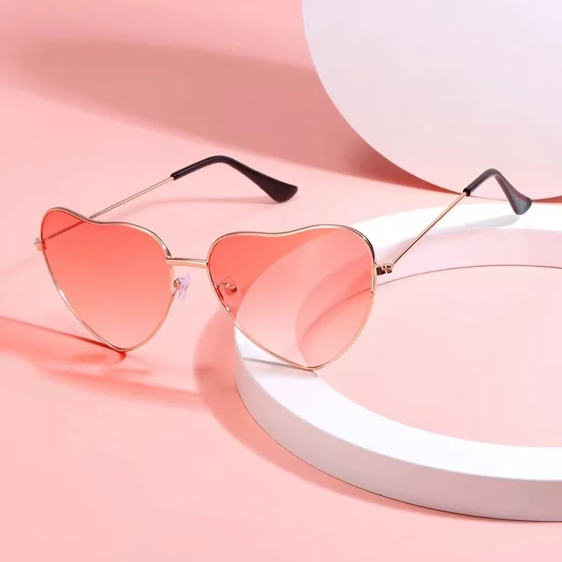 Fashion Heart Shaped Metal Sun - Vintage Fashion Glasses recension och pris