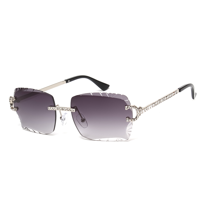 Fashion Rimless Square Sunglas - Vintage Fashion Glasses recension och pris