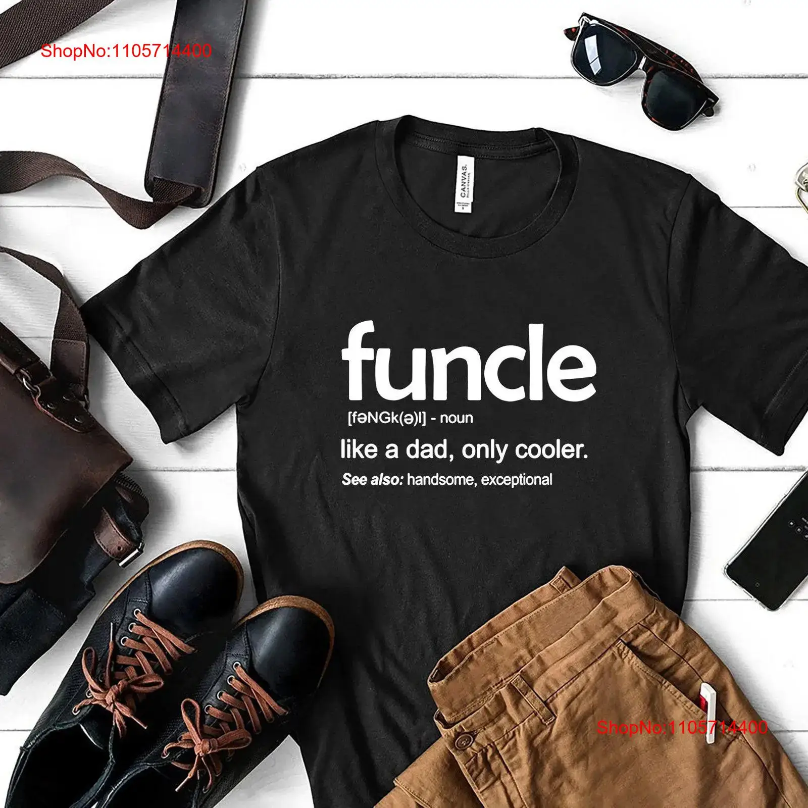 Funcle T Shirt Uncle Definitio - Vintage Fashion Definition recension och pris