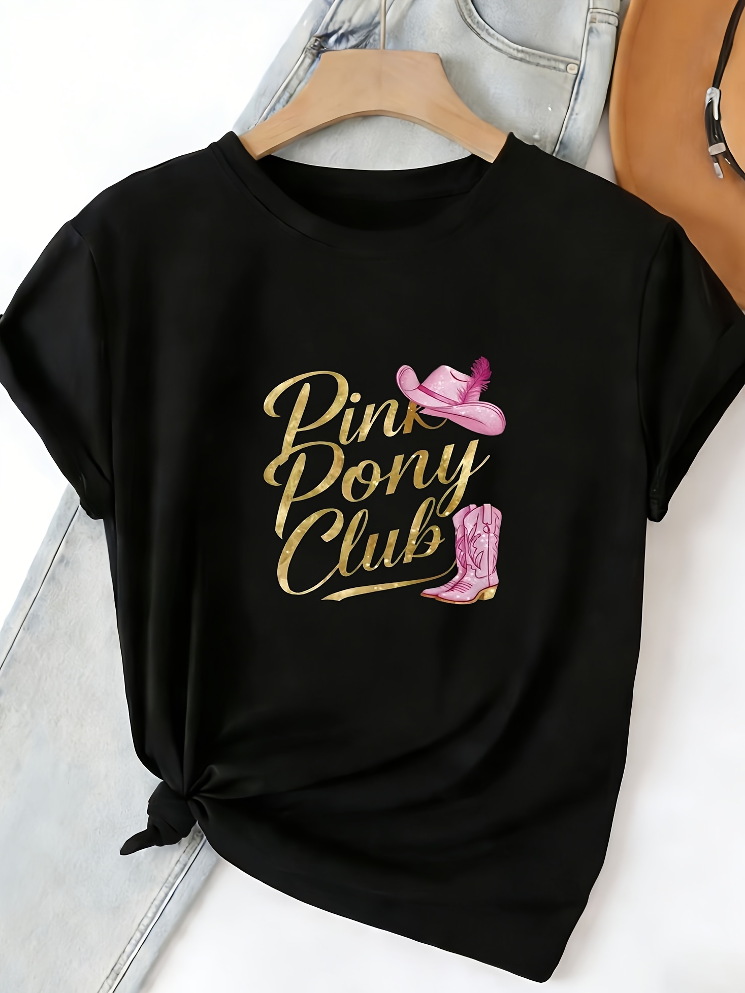 Women Black Crew Neck Short Sl - Vintage Fashion Club recension och pris