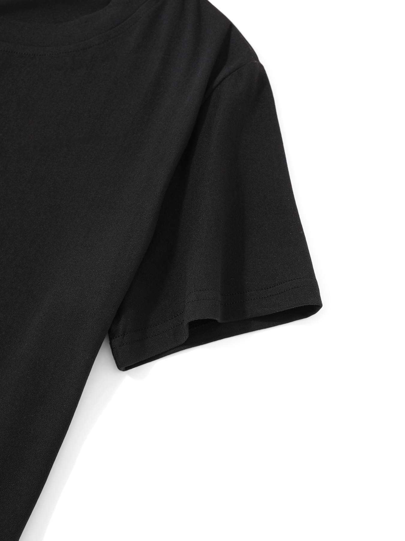 Women Black Crew Neck Short Sl - Vintage Fashion Club recension och pris