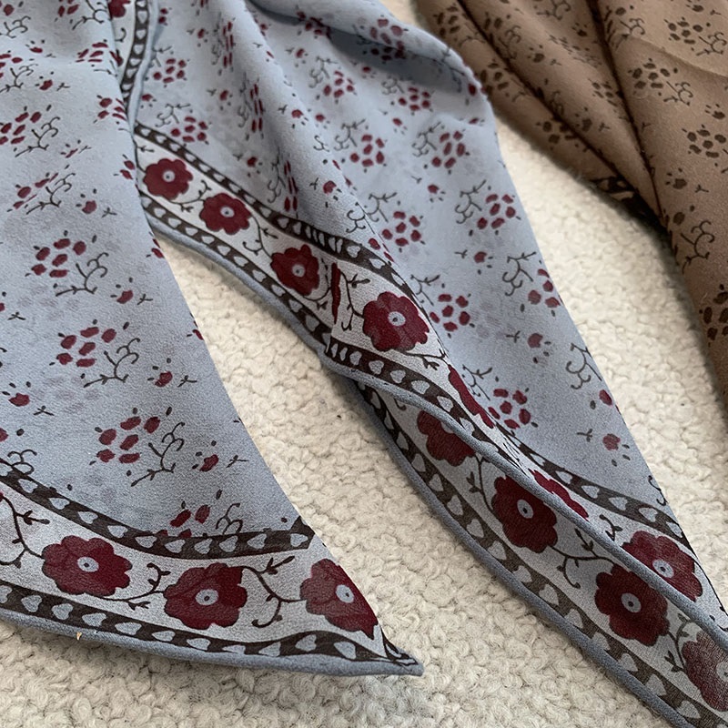 100% Silk Bandana Scarf Necker - Vintage Fashion Rings For Women recension och pris
