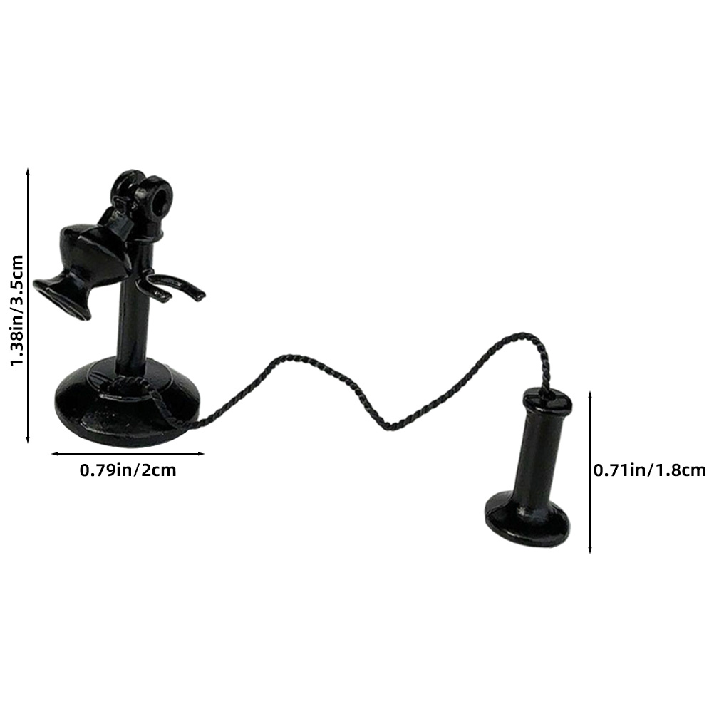 Vintage Telephone Model: Black - Vintage Fashion Model recension och pris