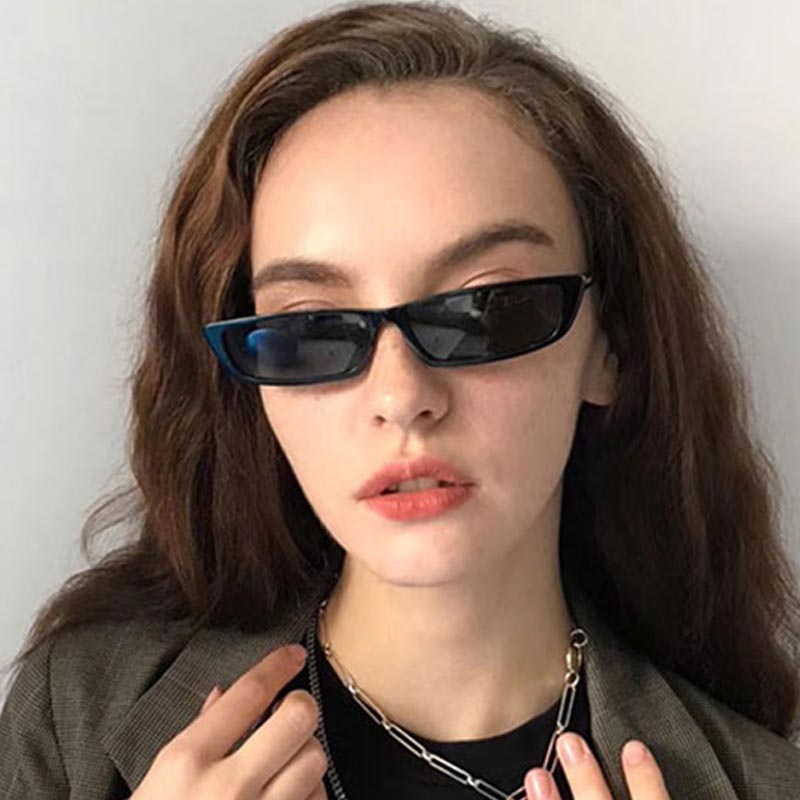 Small Rectangle Sunglasses Fas - Vintage Fashion Glasses recension och pris