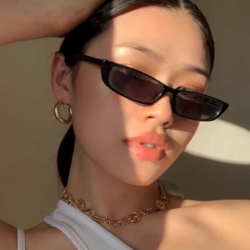 Small Rectangle Sunglasses Fas - Vintage Fashion Glasses recension och pris