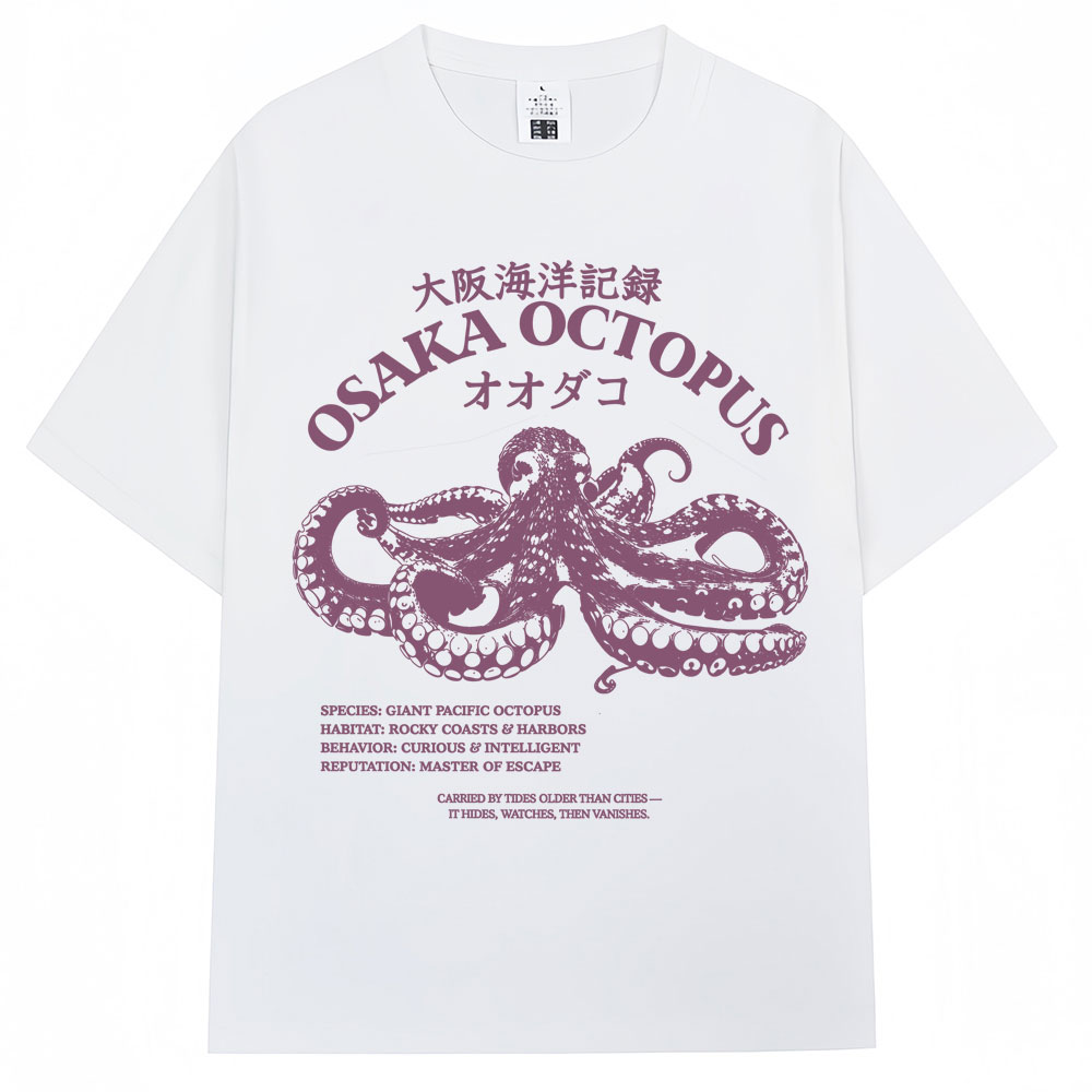 Japanese Style Osaka Octopus T - Vintage Fashion Osaka recension och pris