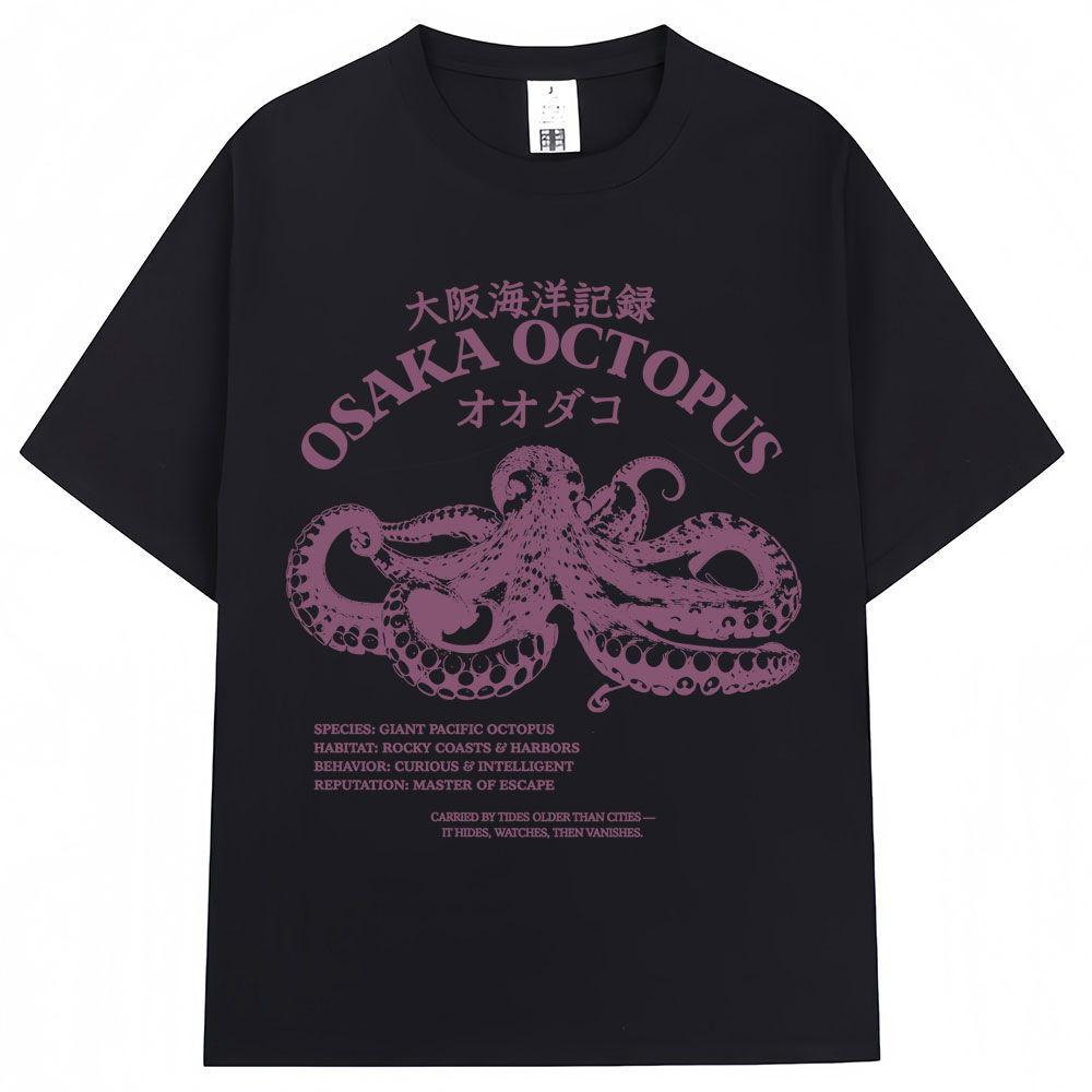 Japanese Style Osaka Octopus T - Vintage Fashion Osaka recension och pris