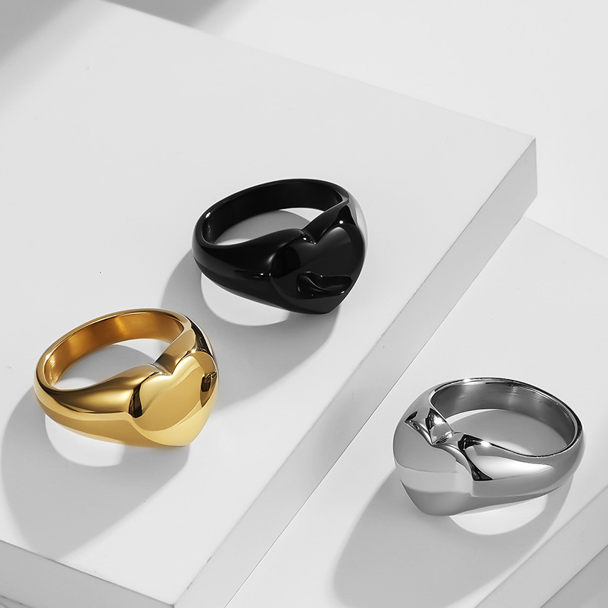 Customized Women Signet Ring C - Vintage Fashion Rings For Women recension och pris