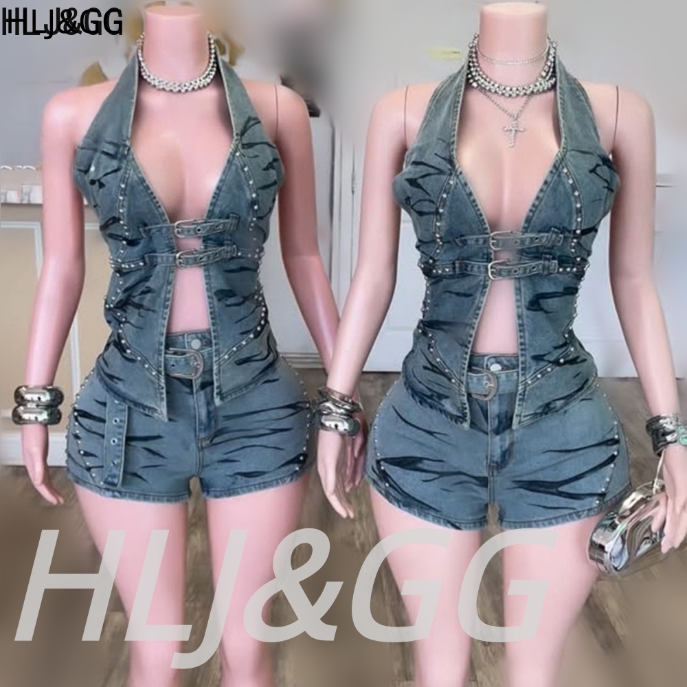 HLJ&GG Blue Vintage Denim Holl - Vintage Fashion Club recension och pris