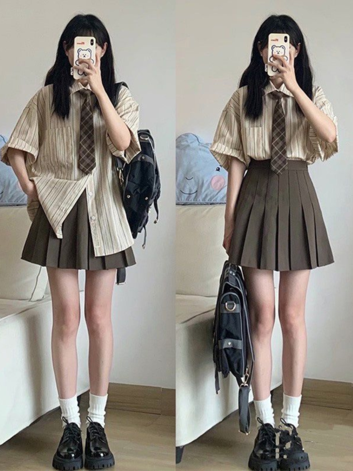Chic Striped Shirt Women's Min - Vintage Fashion Years recension och pris
