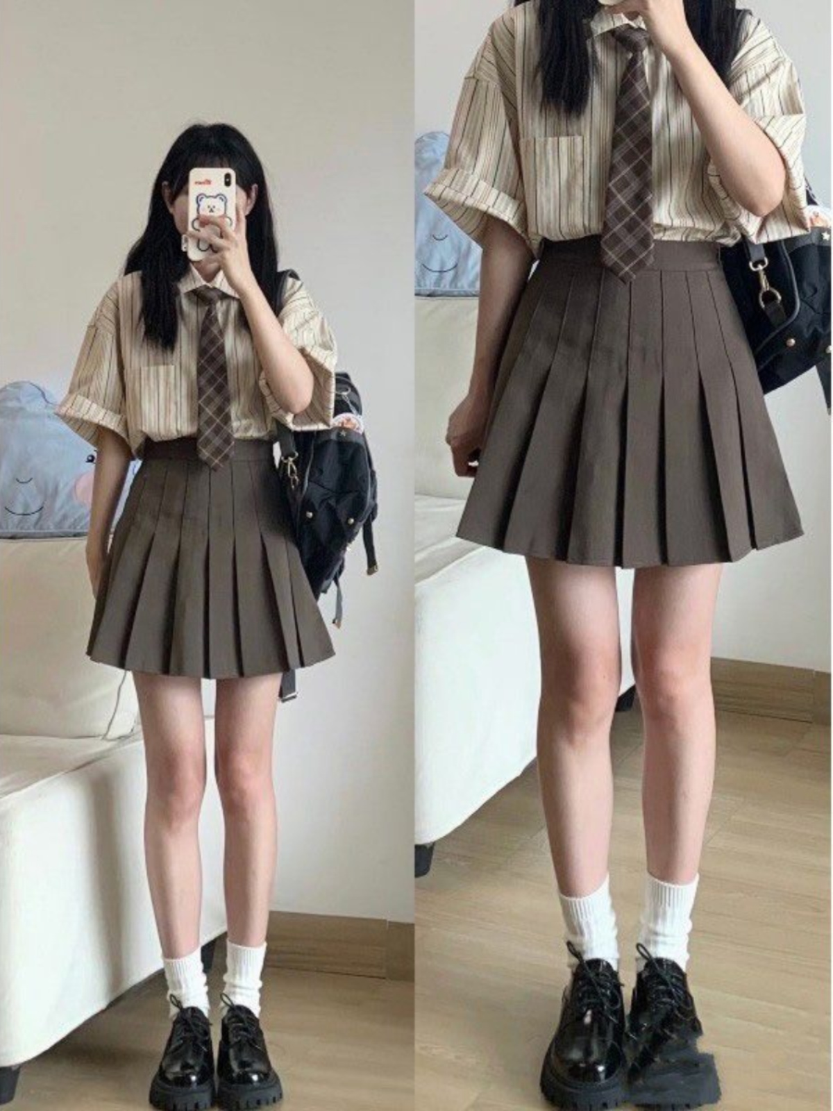 Chic Striped Shirt Women's Min - Vintage Fashion Years recension och pris