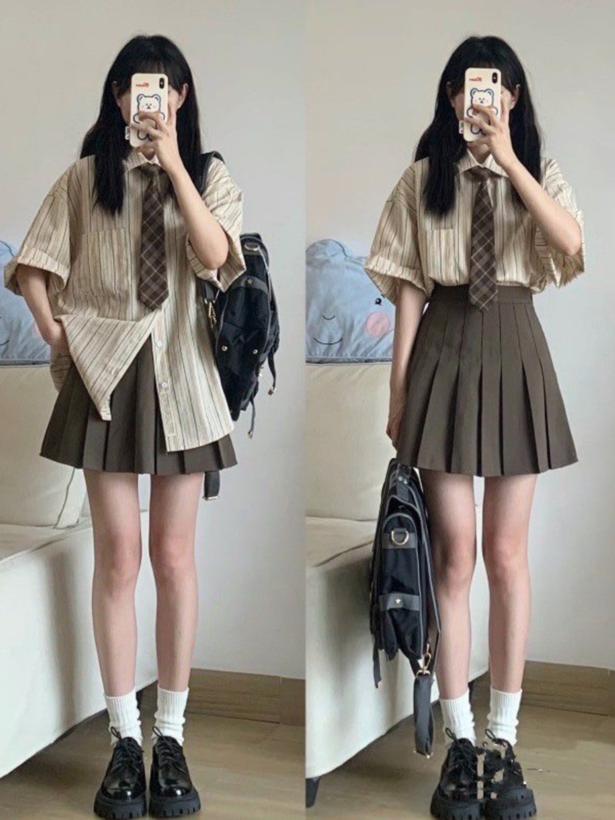 Chic Striped Shirt Women's Min - Vintage Fashion Years recension och pris