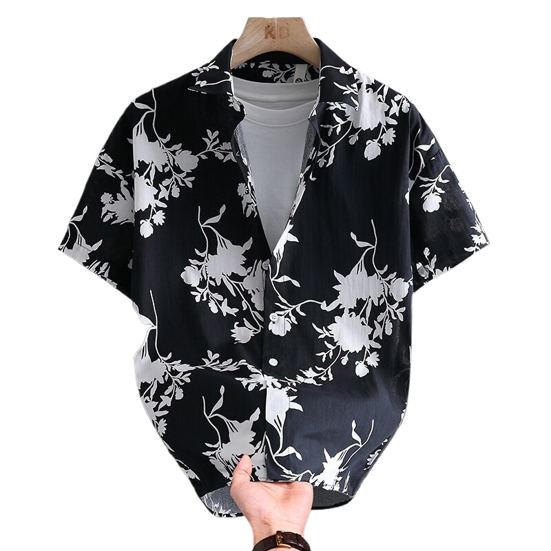Hot Selling Summer Hawaiian Co - Printed Floral Shirt recension och pris