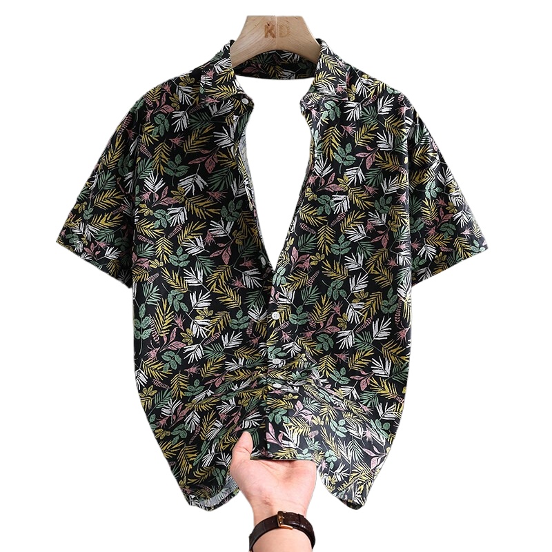 Hot Selling Summer Hawaiian Co - Printed Floral Shirt recension och pris