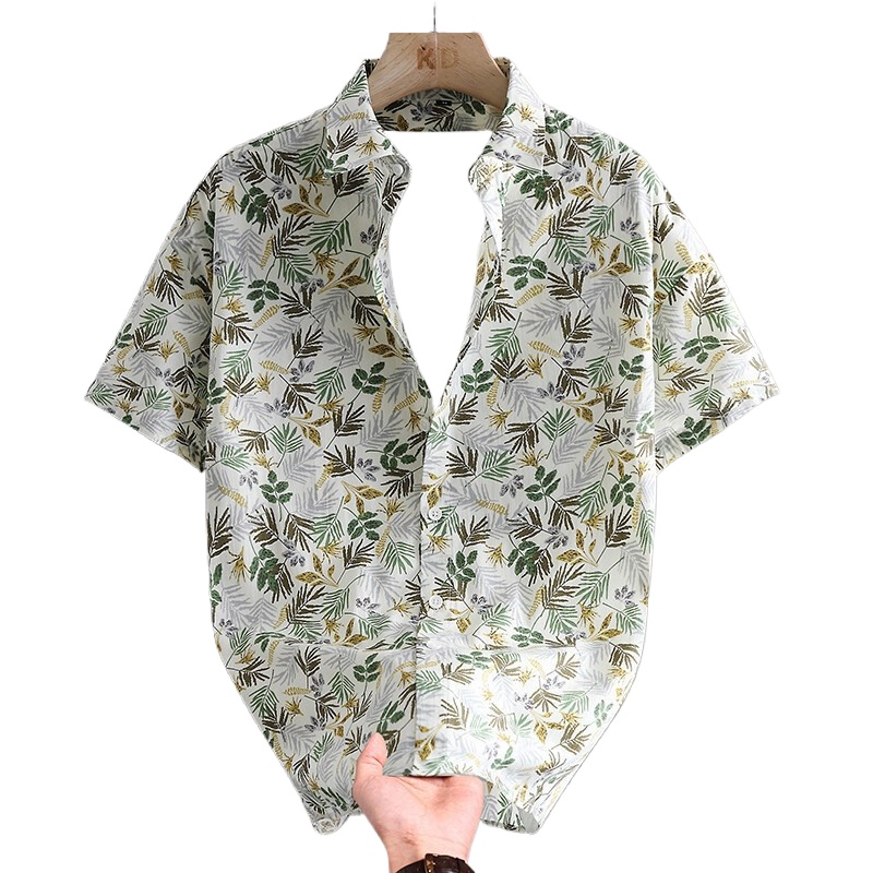 Hot Selling Summer Hawaiian Co - Printed Floral Shirt recension och pris