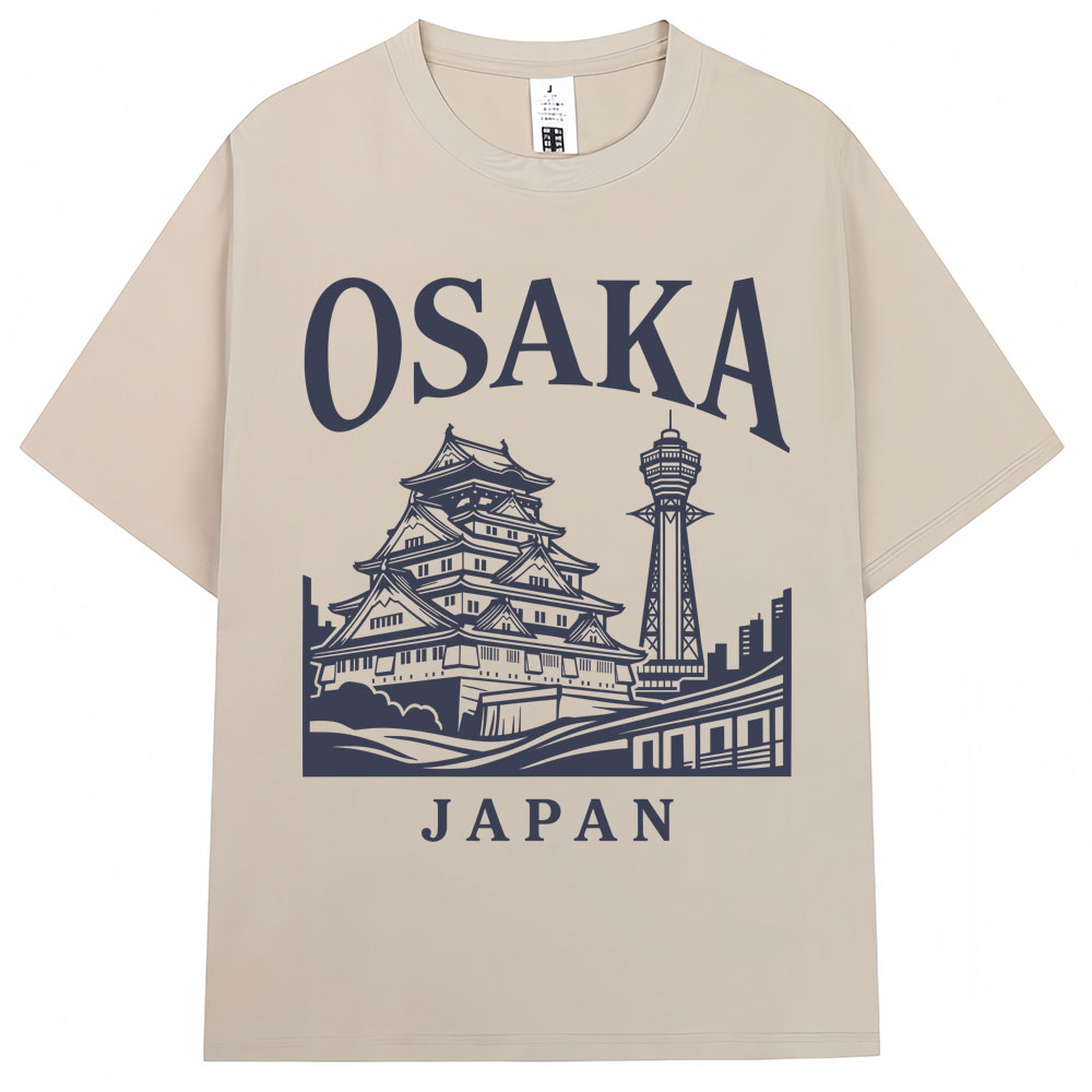 Japanese Style Osaka Print T-s - Vintage Fashion Osaka recension och pris